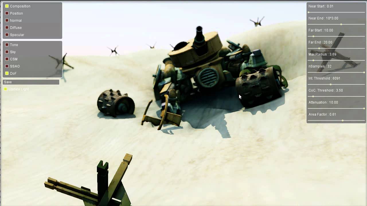 Depth of Field with Bokeh Rendering