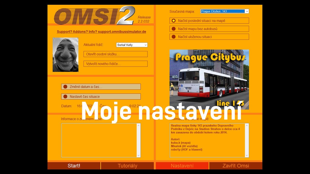 OMSI 2 Tutorial [CZ] | Nastavení OMSI