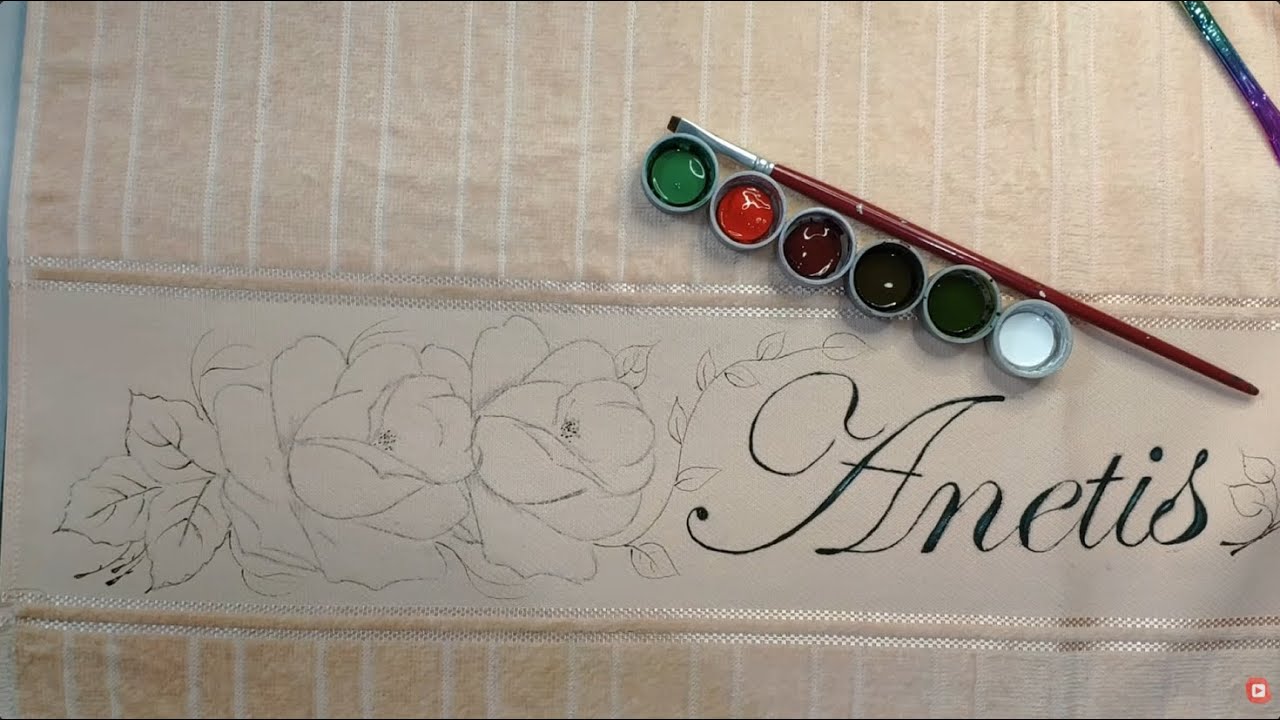 Roberto Ferreira - Vamos Pintar Rosas em Toalha de Banho - Parte 1