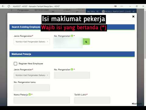 PERKESO : Cara Tambah Pekerja di MyAssist Perkeso