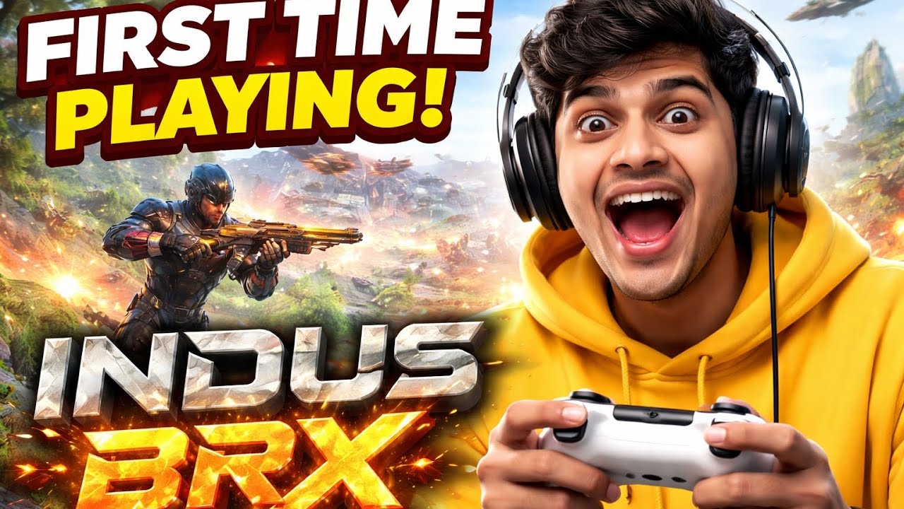 First Time Playing INDUS BRX 😱 | New Indian Battle Royale Game 🔥INDUS BRX Gameplay First Time 😍 