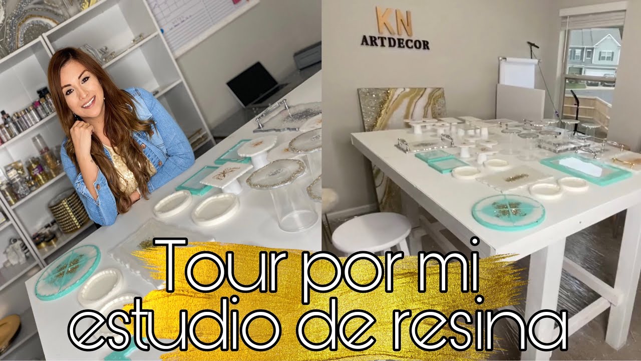 Mi estudio de arte con resina