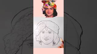 Lord Krishna Sumedh Mudgalkar Drawing #Drawing #art