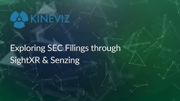 Exploring SEC Filings through SightXR & Senzing