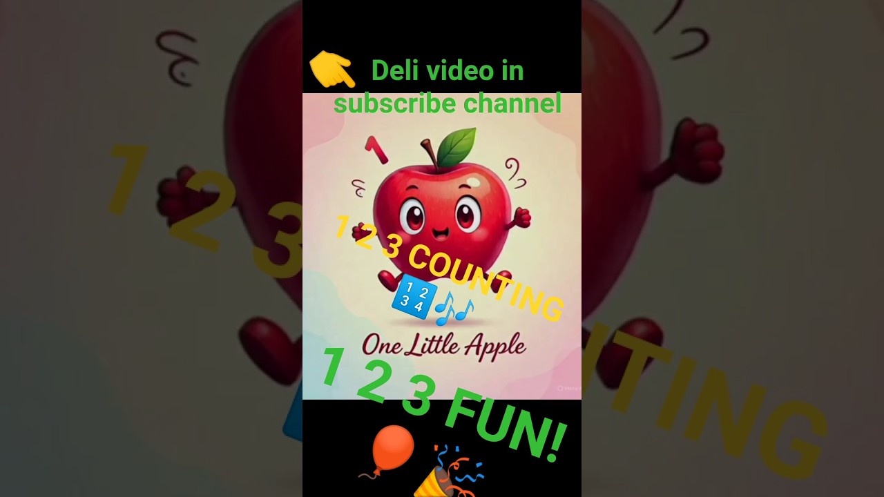 Numbers Song for Kids | 1 2 3 Counting Rhyme