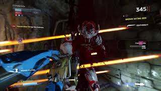 DOOM 2016 Xbox one X 4K multiplayer match