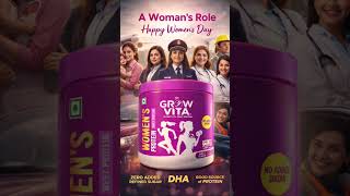 This Women’s Day, celebrate the strength within every woman.#growvita #shorts #viralvideo #trending