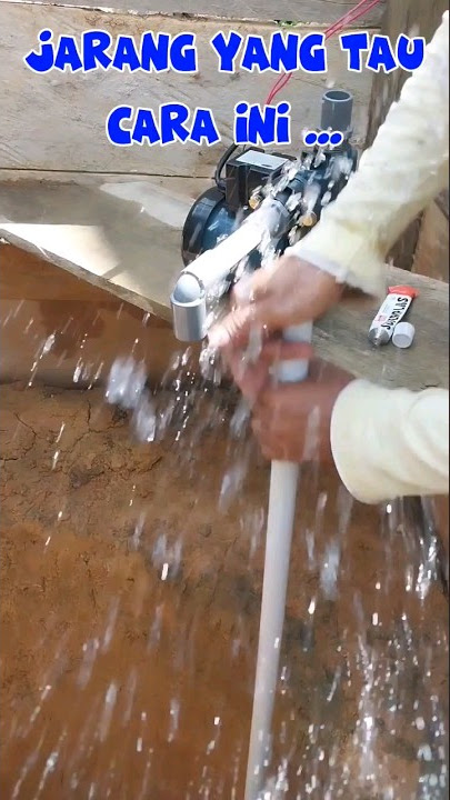 cara memasang pompa air agar tidak bocor atau berangin...!!!