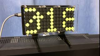 FlipDot TextScroll 15x7