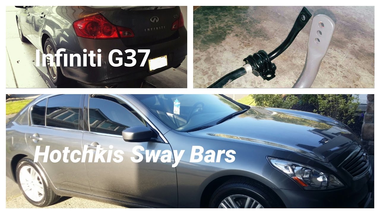 Infiniti g37 sway bars Install DIY| Best Mod for under 500$ Hotchkis