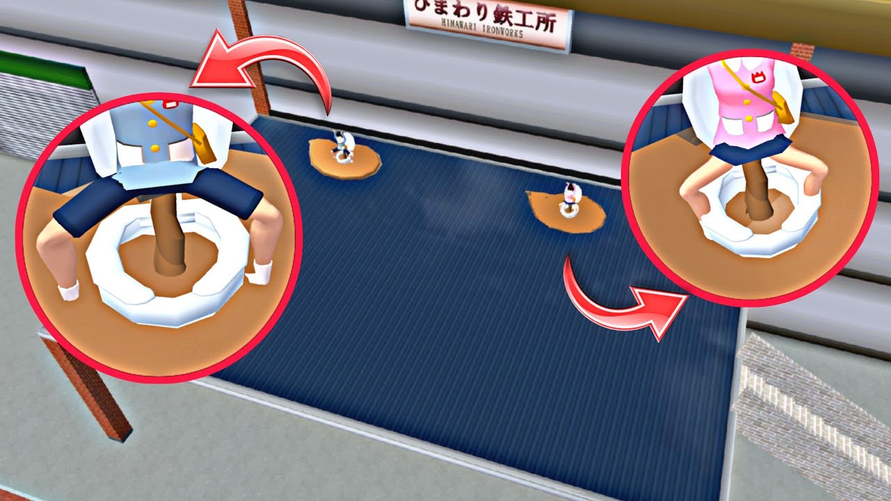 SAKURA & TAIGA EEK DI WC NYA YAKUZA || SAKURA SCHOOL SIMULATOR 