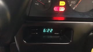 R32 GT-R】時間が分かるってサイコー(^o^) 30年前のデジタル時計修理