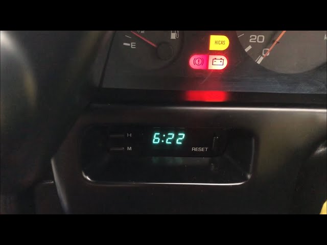 R32 GT-R】時間が分かるってサイコー(^o^) 30年前のデジタル時計修理