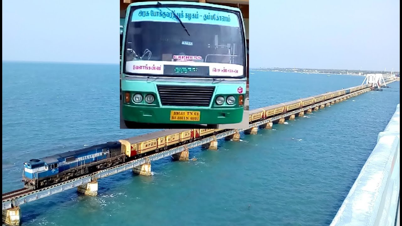TNSTC Ramanathapuram to Rameswaram Journey YouTube