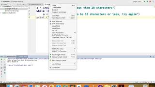 Robust programming - Length check