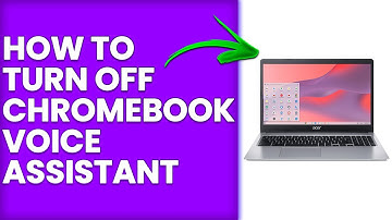 How To Turn Off Chromebook Voice Assistant (How To Disable Chromebook Voice Assistant)