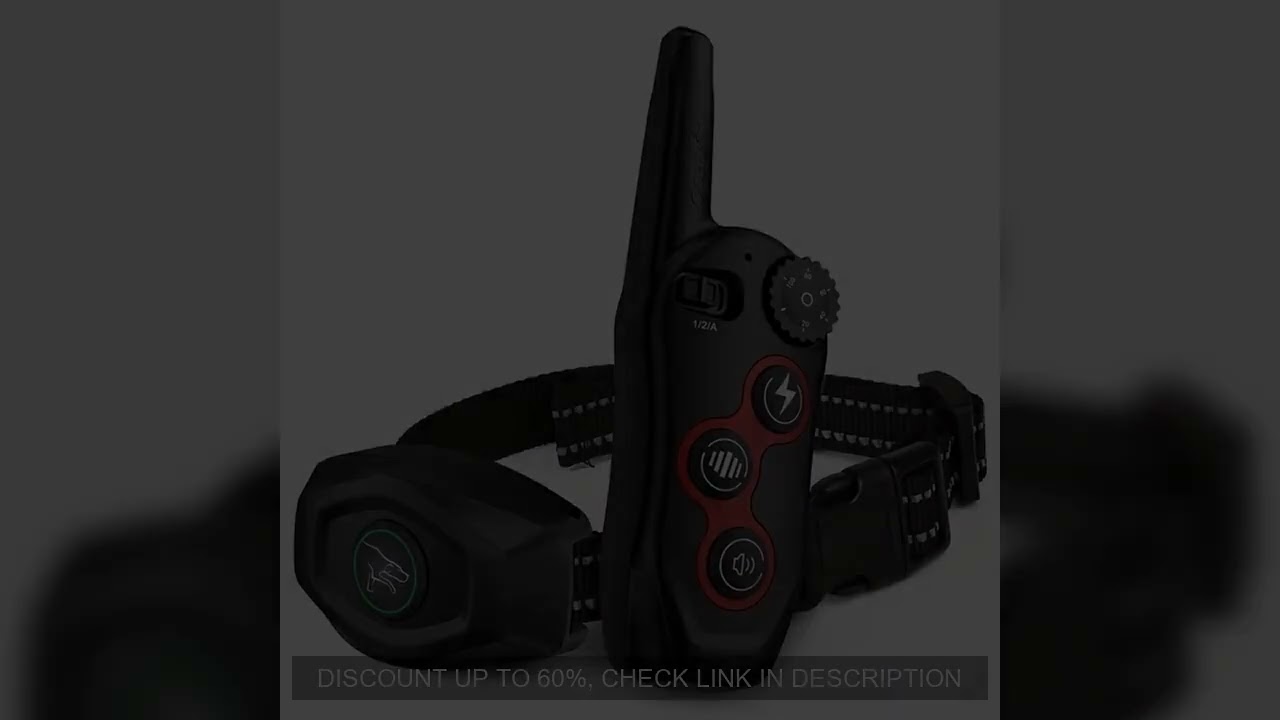 Electric Dog Training Collar, Remote Control, Anti Bark Collars for Dogs, Vibration Sound, Rechargea