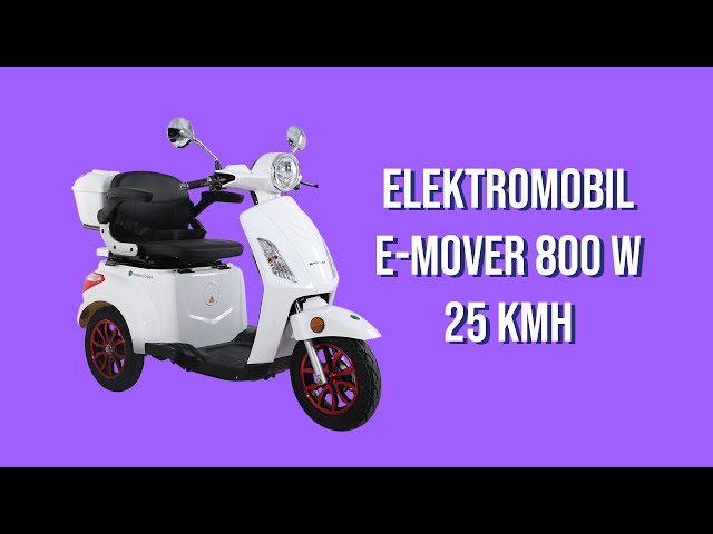 GreenStreet Elektromobil E-Mover 800 W 25 km/h - YouTube