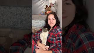 A Beautiful Woman Y Routine With Her Pet