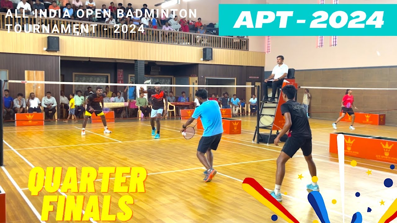 VEMBARASAN/DHILEEPAN vs KALAI/LOKESH || APT 2024 - QuarterFinals || Men Doubles || Ace Sports Zone