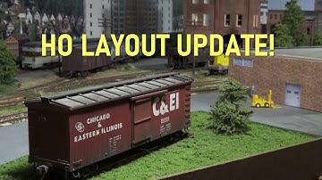 Erie Lackawanna Shelf Layout Update