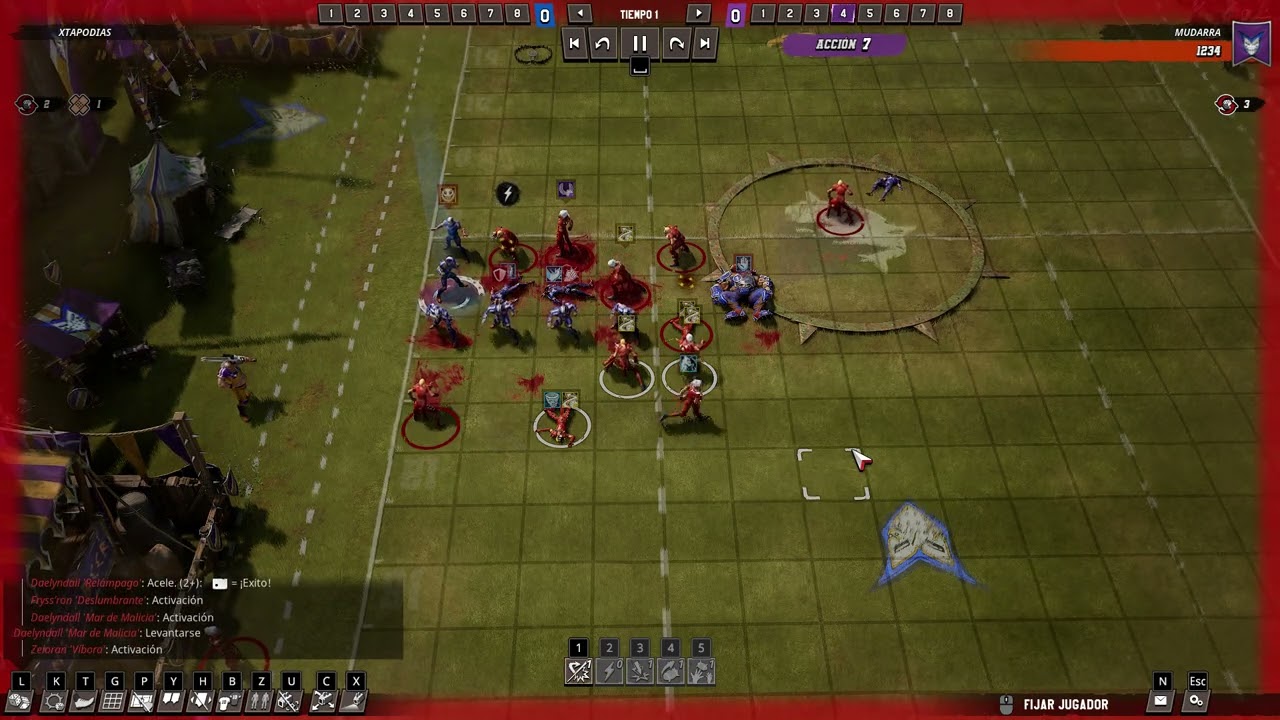 Ballcarrier surf to Xtapodias in Arena 7th win