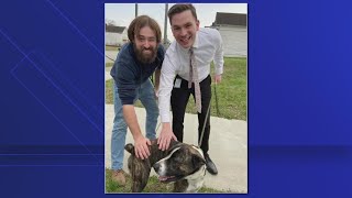WHAS11's Tom Lally and photojournalist Ian Hardwitt help save a stray dog