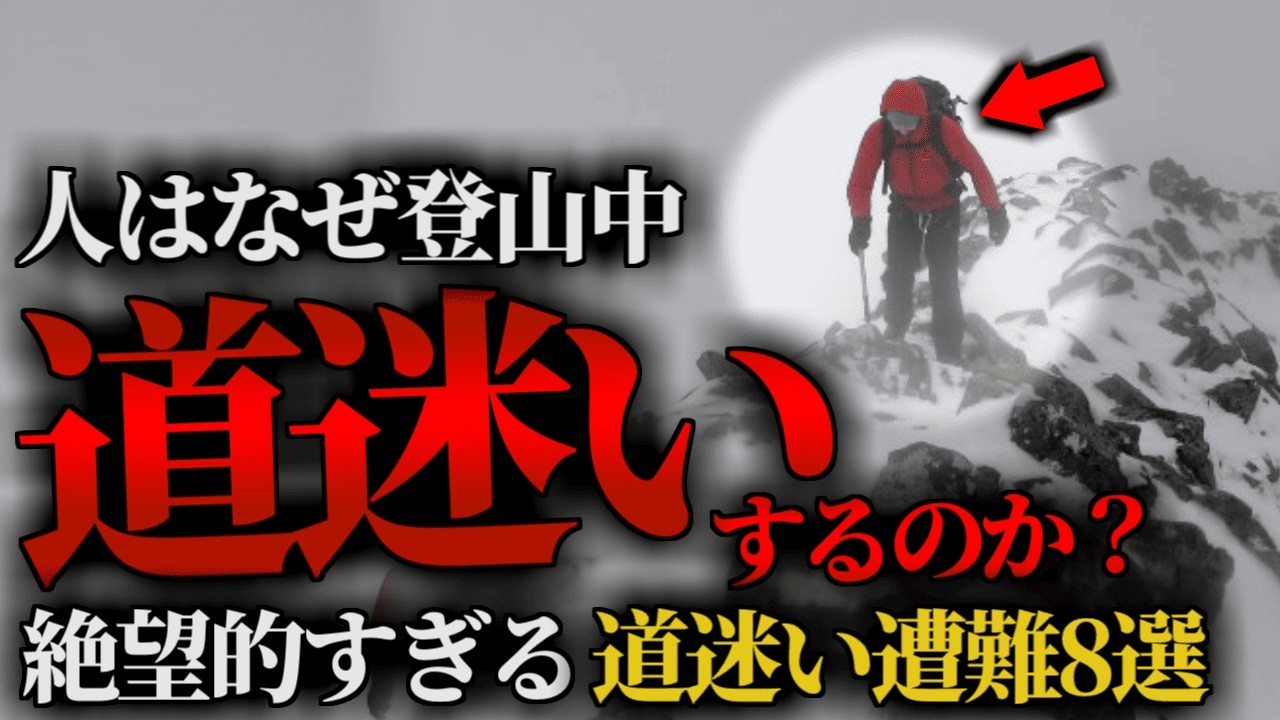 【総集編】遭難原因第1位の道迷いはどうやって起きるのか？遭難した登山者の末路【ゆっくり解説】