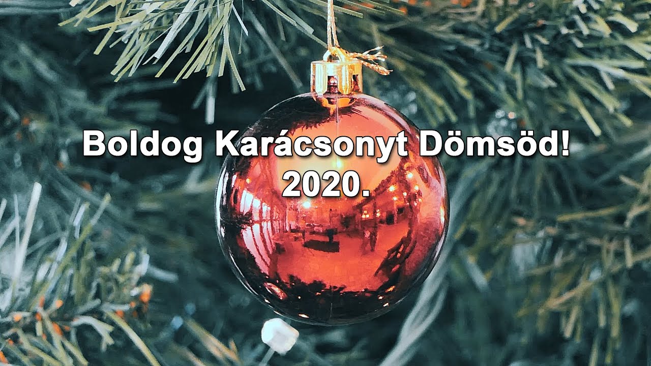 Boldog Karácsonyt Dömsöd! 2020.