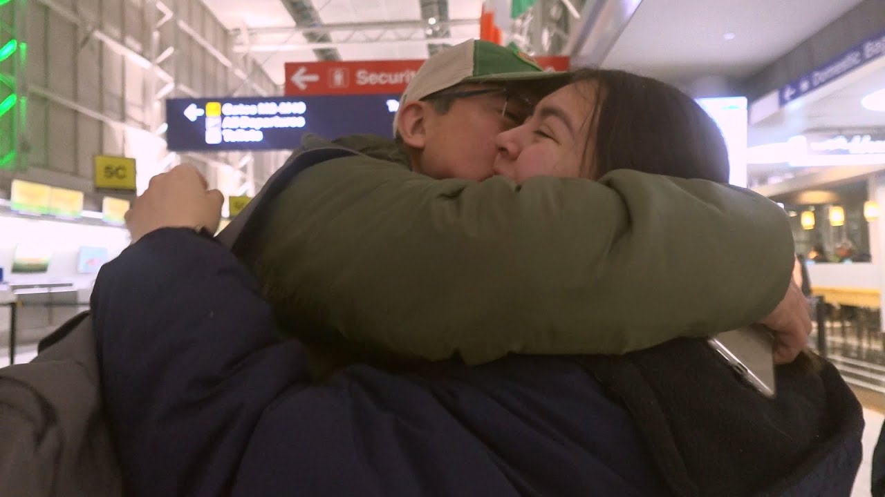 To the airport