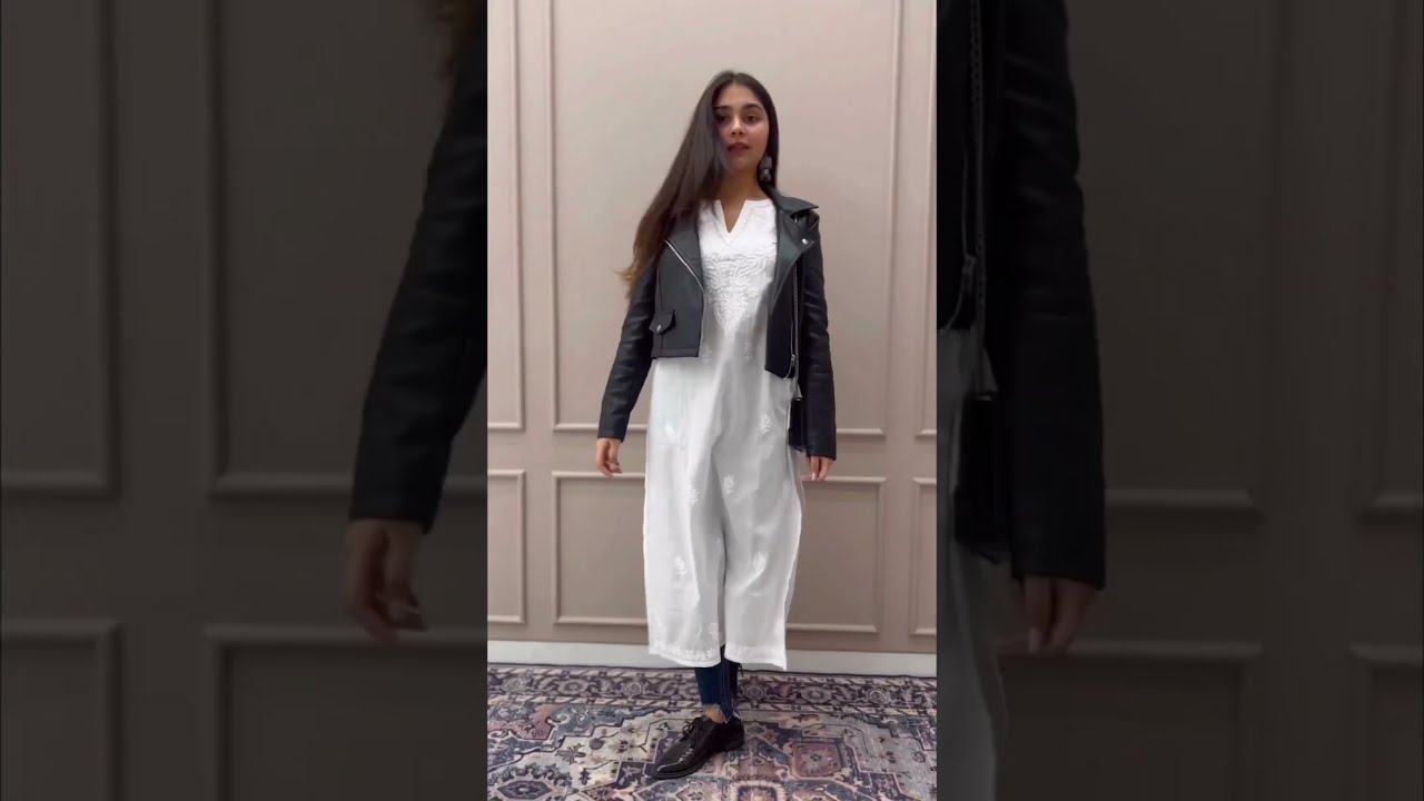 White 🤍 Kurta With Jeans👖||Recreating Anushka Sharma Look