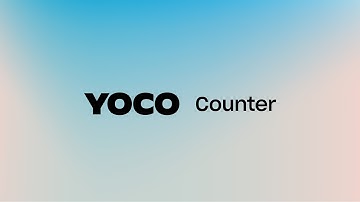 Introducing Yoco Counter - All-in-One Point of Sale System