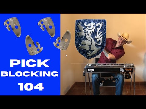Pick Blocking 104: Single Note Gmaj Scale Pedal Steel Guitar