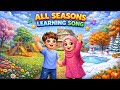 Learn Seasons Name | Spring Summer Autumn Winter | Learn with Sahid and Fatima #kids