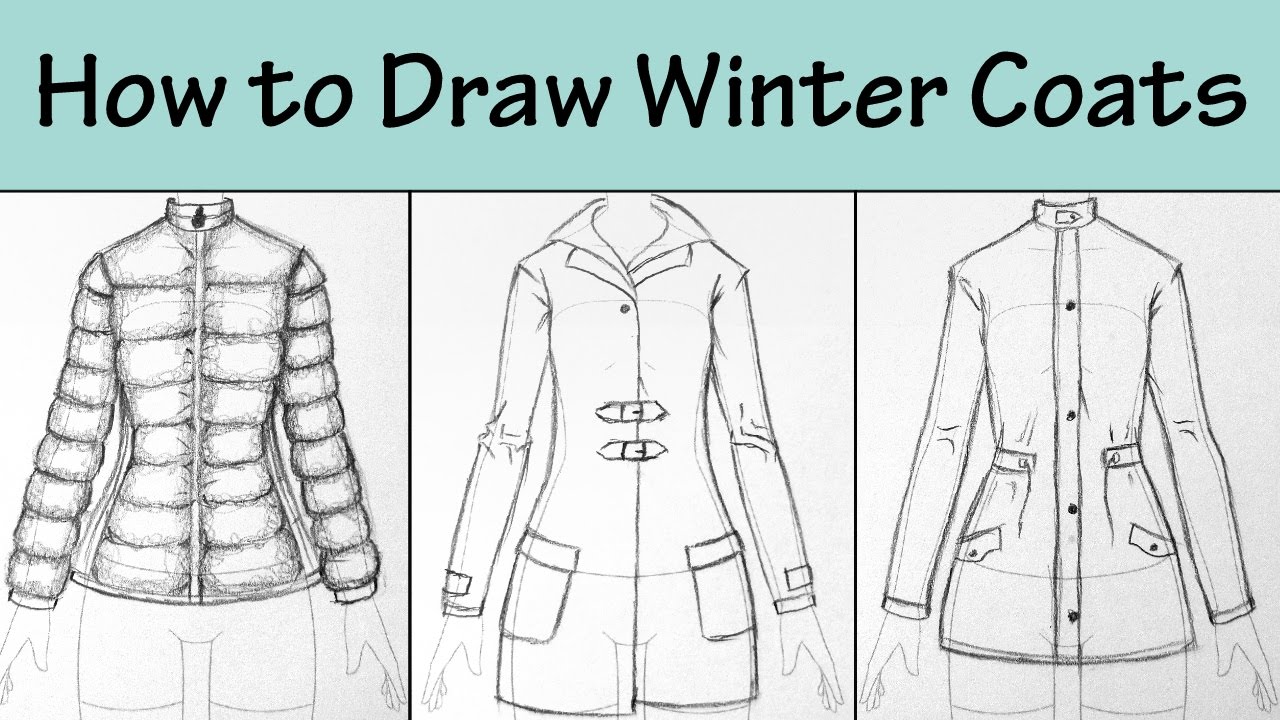 Winter Coat Drawing