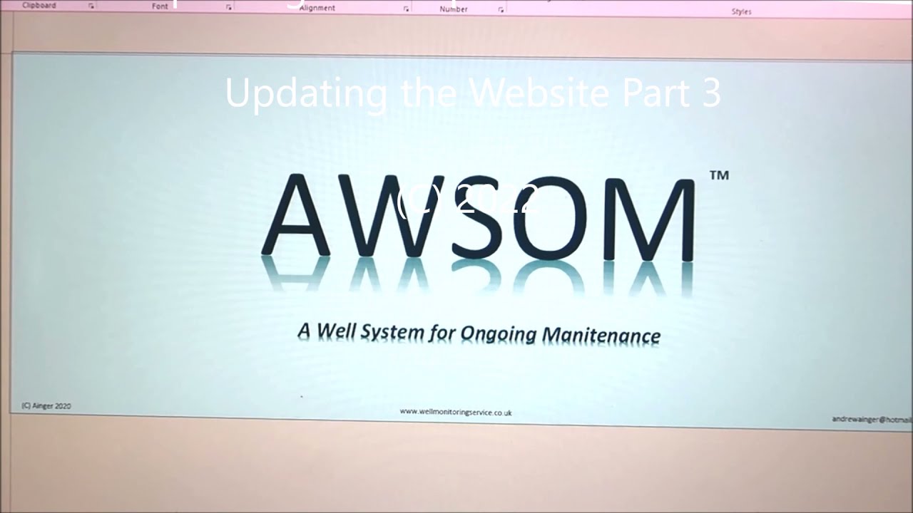 AWSOM Text to Web Update