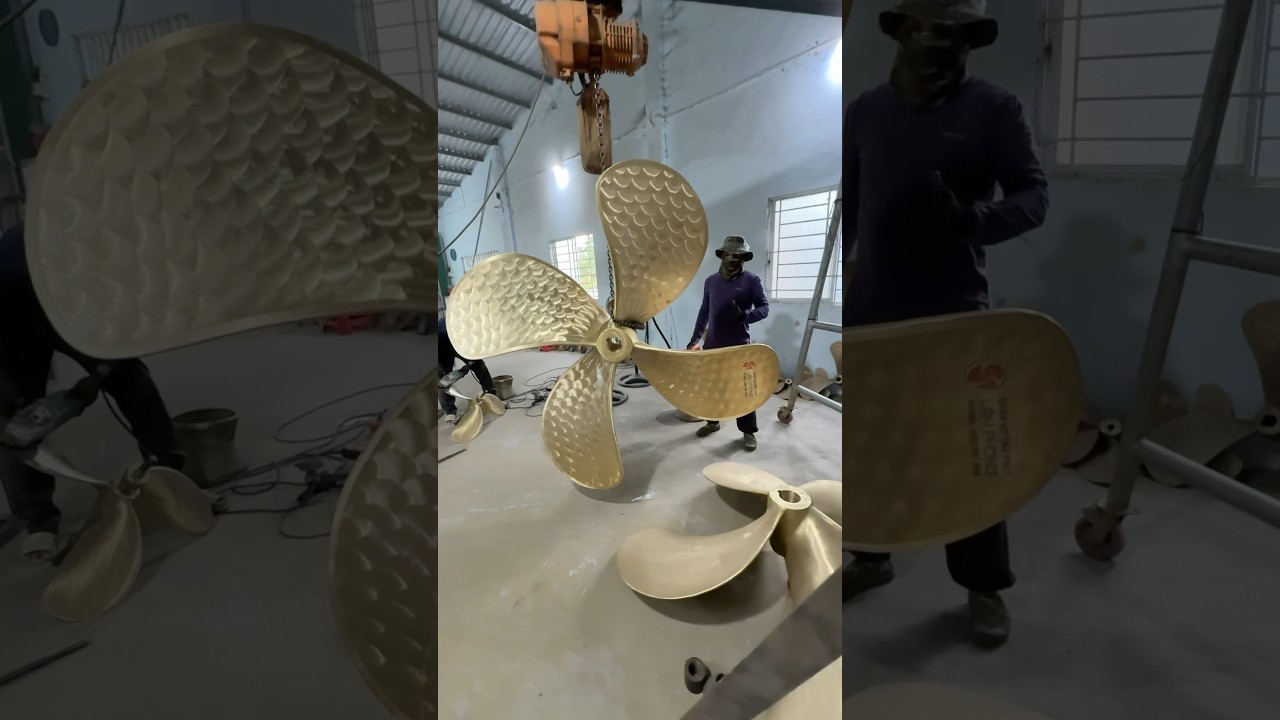 Giant dragon scale propeller for boats| Tam Vlog