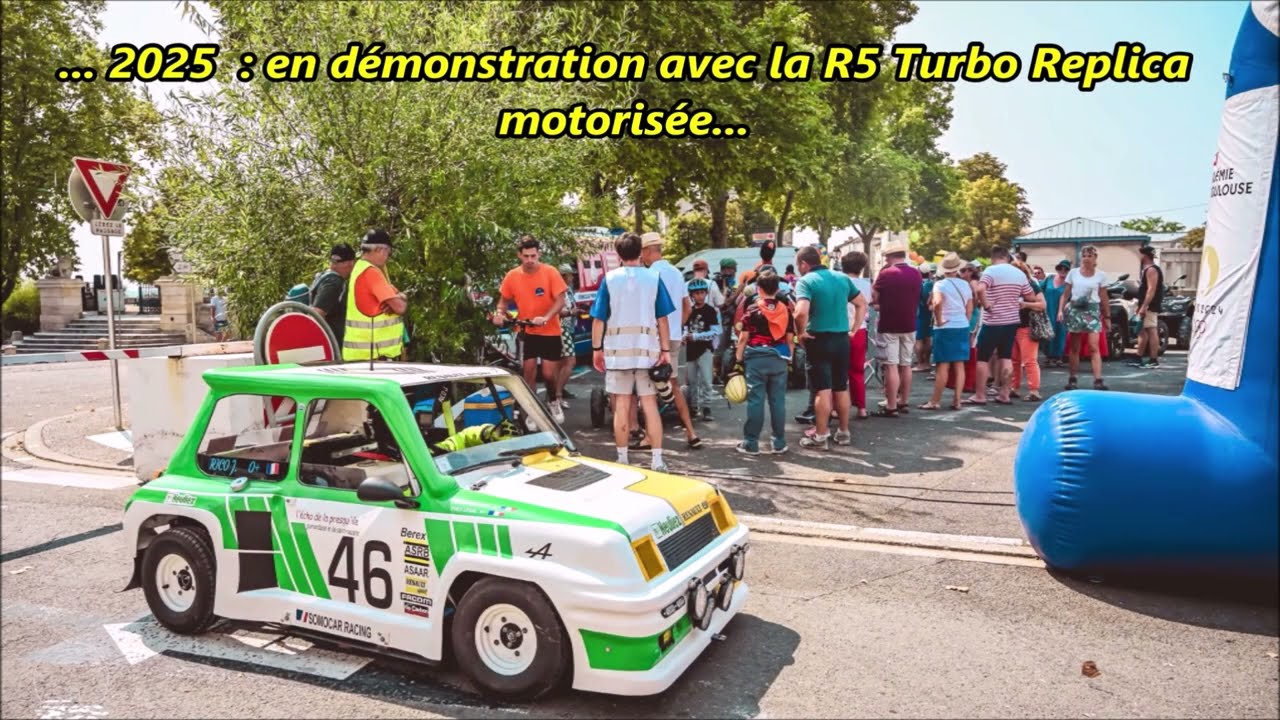 Démonstration R5 Turbo Replica au demi motorisé par un Zongshen 190cc