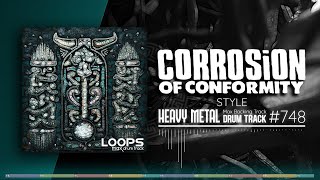 Heavy Metal Drum Track / Corrosion of Conformity Style / 200 bpm