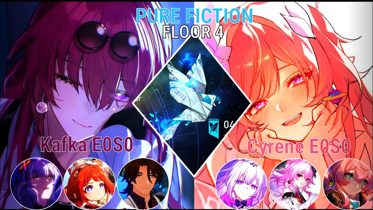 Pure Fiction 3.7| Kafka E0S0 & Cyrene E0S0| Honkai Star Rail