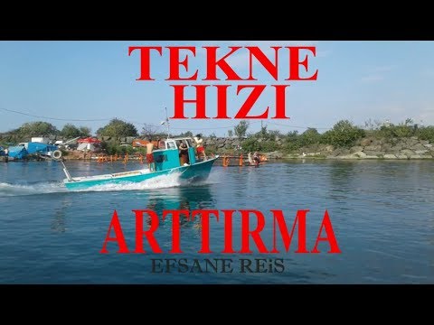 Tekne hızını arttırmak için pratik bilgiler.