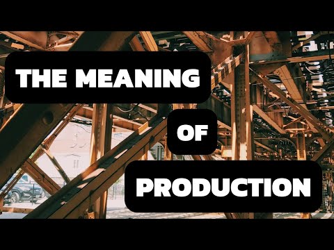 วีดีโอ: โครงสร้างการผลิต: พื้นฐานและหลักการ
