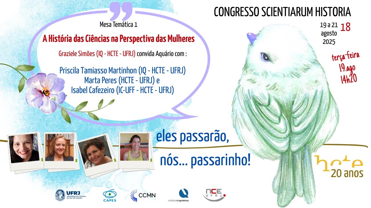 SH 18: Mesa Temática 1 - A história das ciências na perspectiva das mulheres