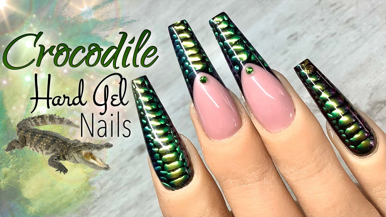 1. Crocodile Skin Nail Art Tutorial - wide 5