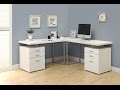 Magnificent L Shaped White Desk Ideas Magnificent L Shaped White Desk Ideas