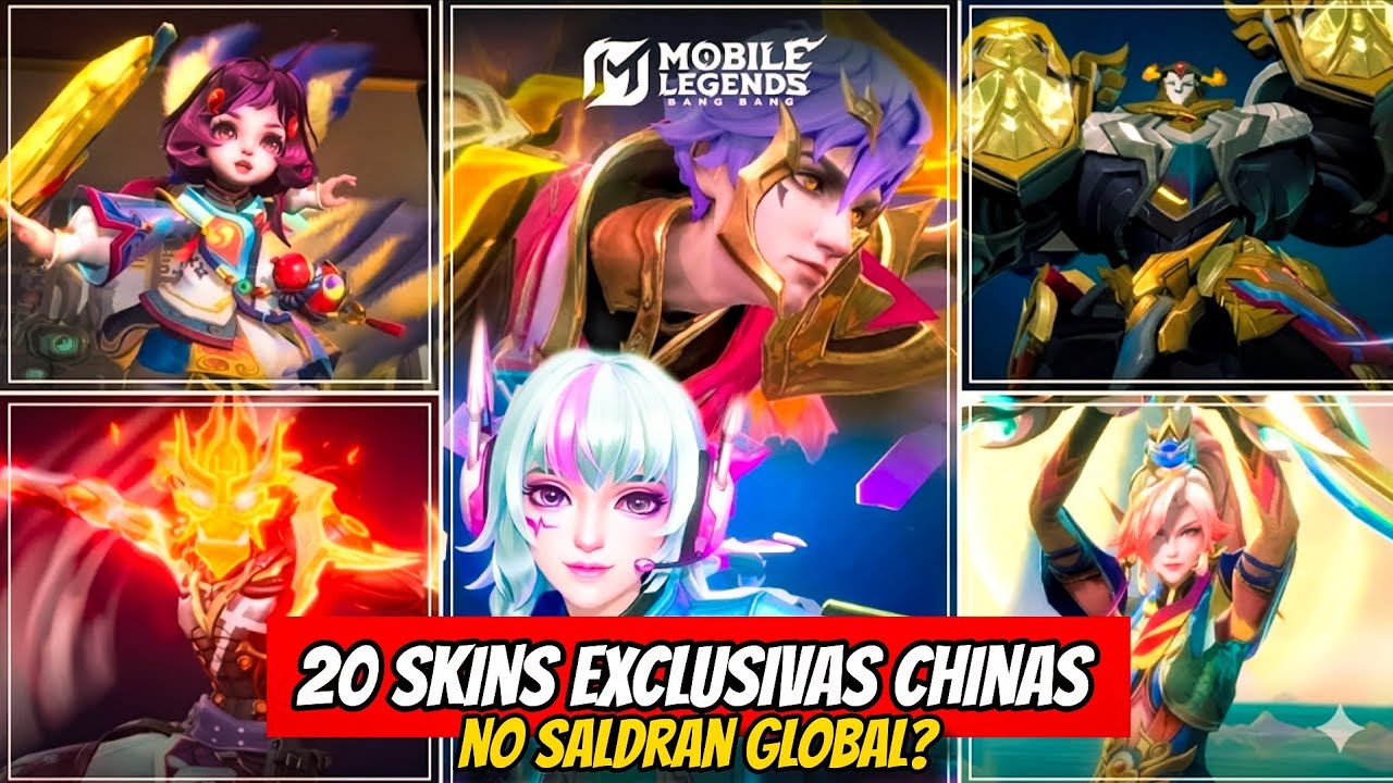 NUNCA LLEGARAN ESTAS SKINS?|20 SKINS EXCLUSIVAS DE MLBB CHINA| MOBILE LEGENDS ESPAÑOL 2026
