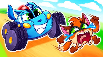 Monster Police Truck is a Superhero! 🚓 Kids Songs by Baby Cars