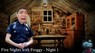 Five Nights with Froggy - Night 1 || Turns Out To Be A Chicken Night Guard! screenshot 1