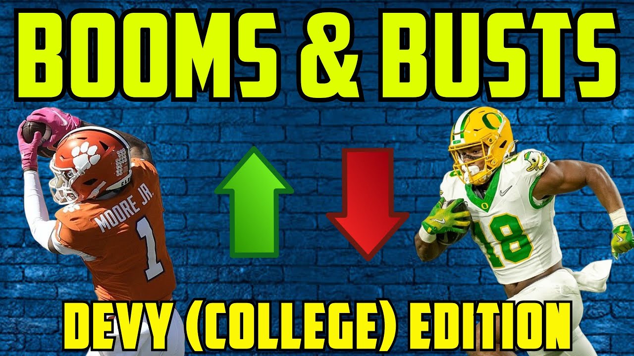 Boom & Bust Devy (College) Players for 2025 Season