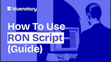 How to Use the Script for Remote Online Notarization